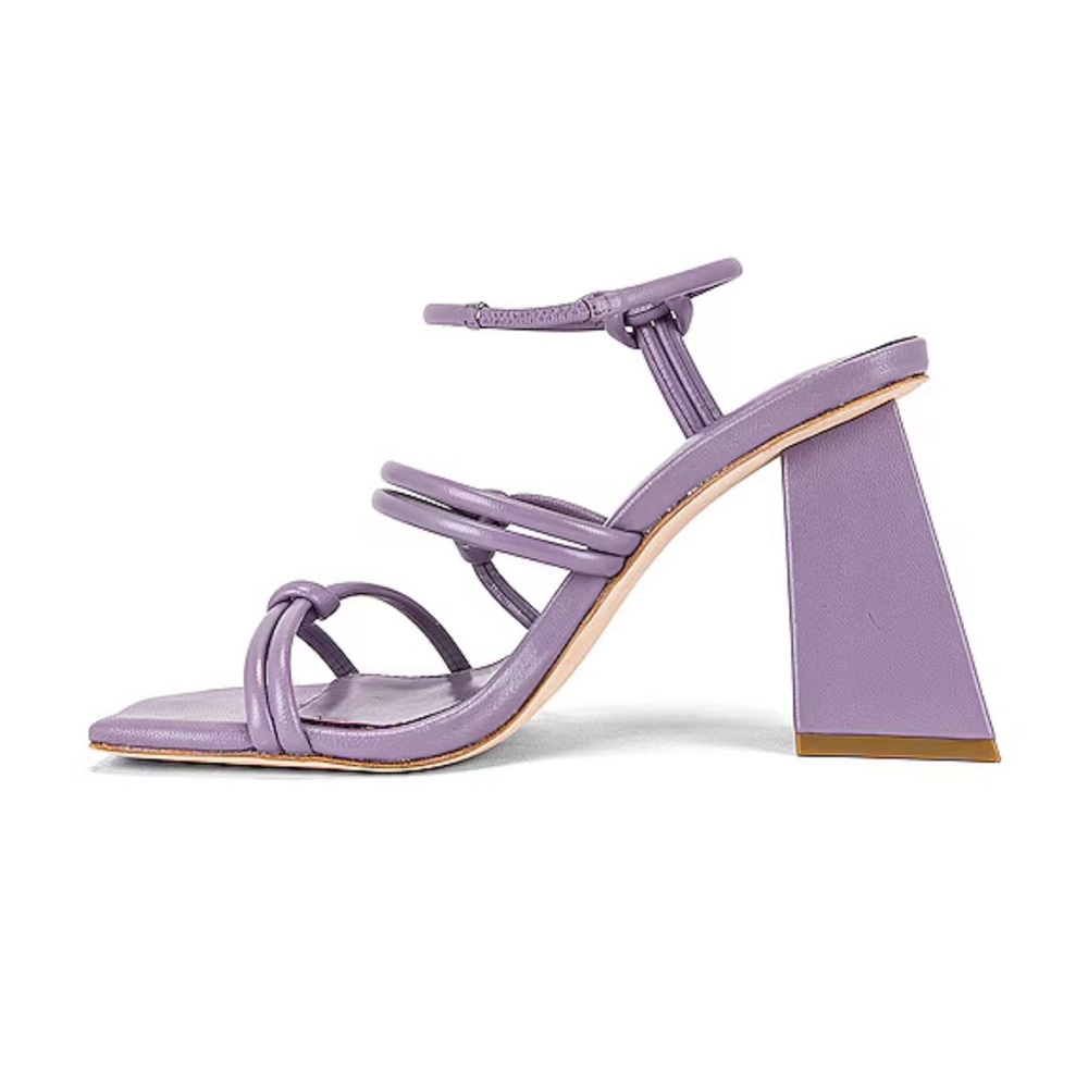 Song of Style Noelle Heel in Purple, Size 8 - Picture 5 of 8